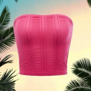 Solid Textured Tube Top